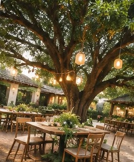 Sage Farm courtyard